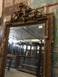Spiegel Antiek stijl in Hout en glas, 19e eeuws