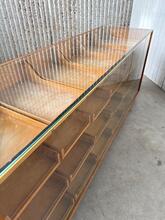 Toonbank Antiek stijl in hout en glas, Europa