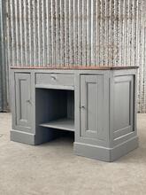 Antiek toonbank bureau  stijl in Hout ,