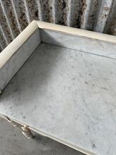 Wandtafel Antiek stijl in Hout en marmer,