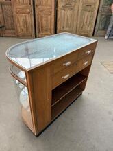 Winkelkast Antiek stijl in Hout en glas ,