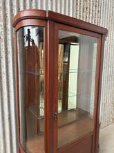 Winkelkast Antiek stijl in hout en glas,