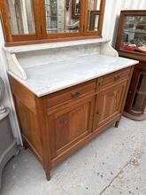Commode met spiegel  Antiek stijl in hout en Spiegel , europa