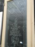Antieke deur stijl in Hout en glas, Frankrijk 19 eeuw