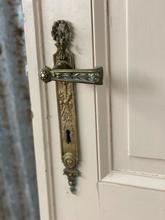Antieke deur Antiek stijl in hout,