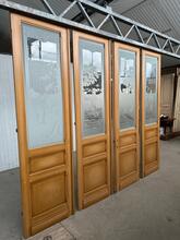 Antieke deuren stijl in hout en glas, Europa 19e eeuw