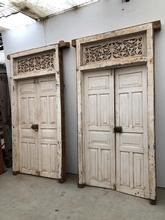 Antieke deuren in kozijn Antiek stijl in Hout,