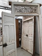 Antieke deuren in kozijn Antiek stijl in Hout,