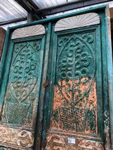 Antieke enkele deur Antiek stijl in Hout,