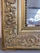 Antieke gouden spiegel Antiek