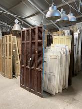 Antieke luiken Antiek stijl in hout,