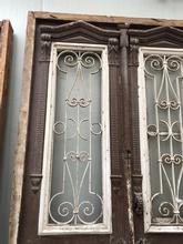 Antieke set deuren Antiek stijl in Hout en ijzer,