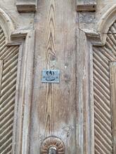 Antieke set deuren stijl in hout,