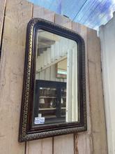 Antieke spiegel Antiek stijl in ijzer en glas ,