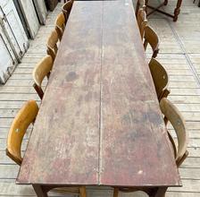 Antieke tafel Antiek stijl in Hout,
