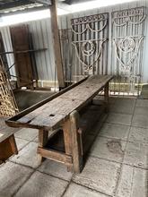 Antieke werkbank Antiek stijl in hout,