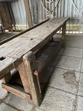 Antieke werkbank Antiek stijl in hout,