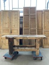 Antieke werkbank Antiek stijl in hout,
