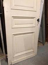 Antieke witte deur Antiek stijl in Hout,