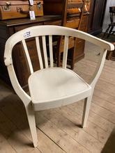 Antieke witte Thonet stoel Antiek stijl in Hout,