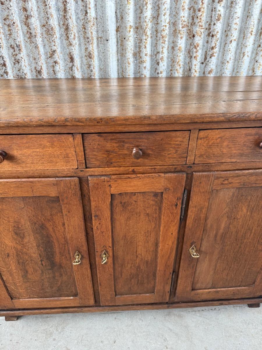 Antique 3-doors dresser wood