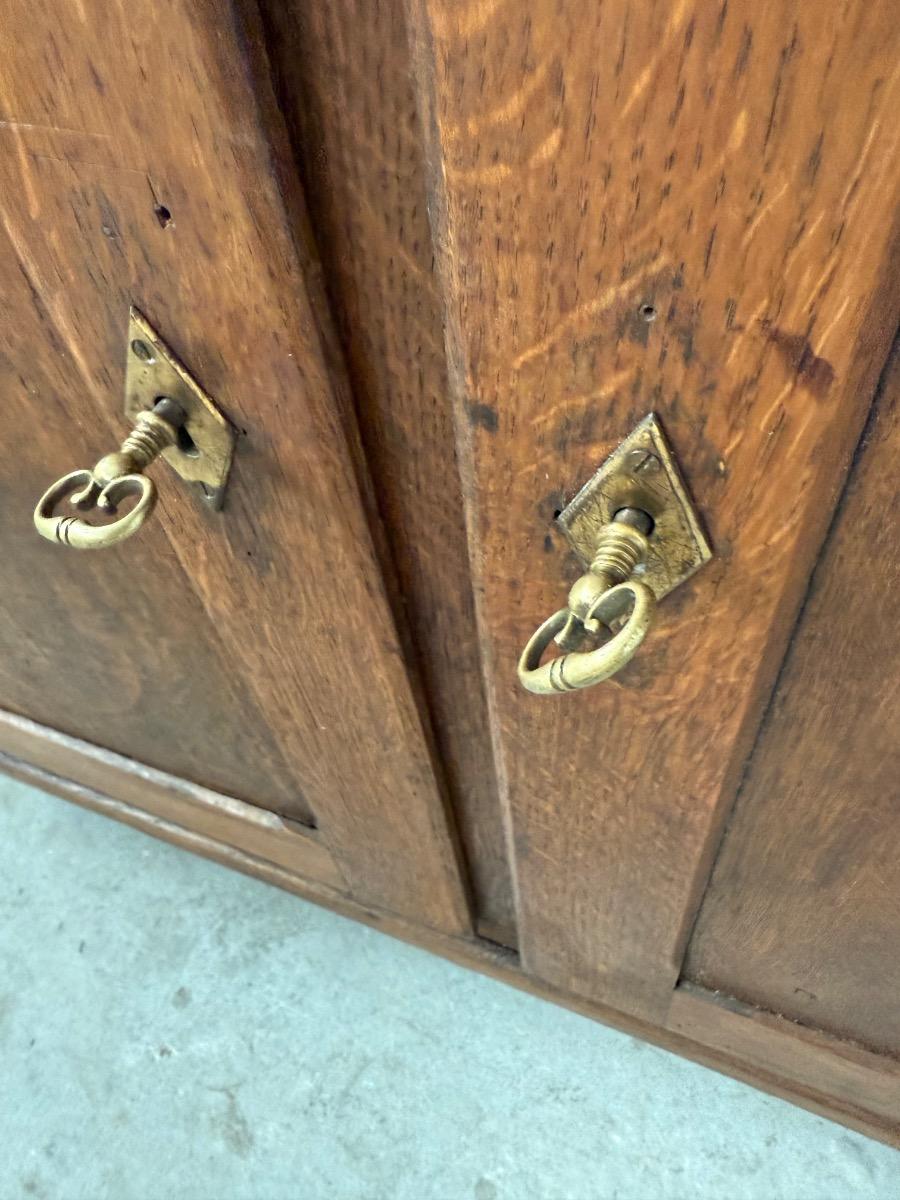Antique 3-doors dresser wood