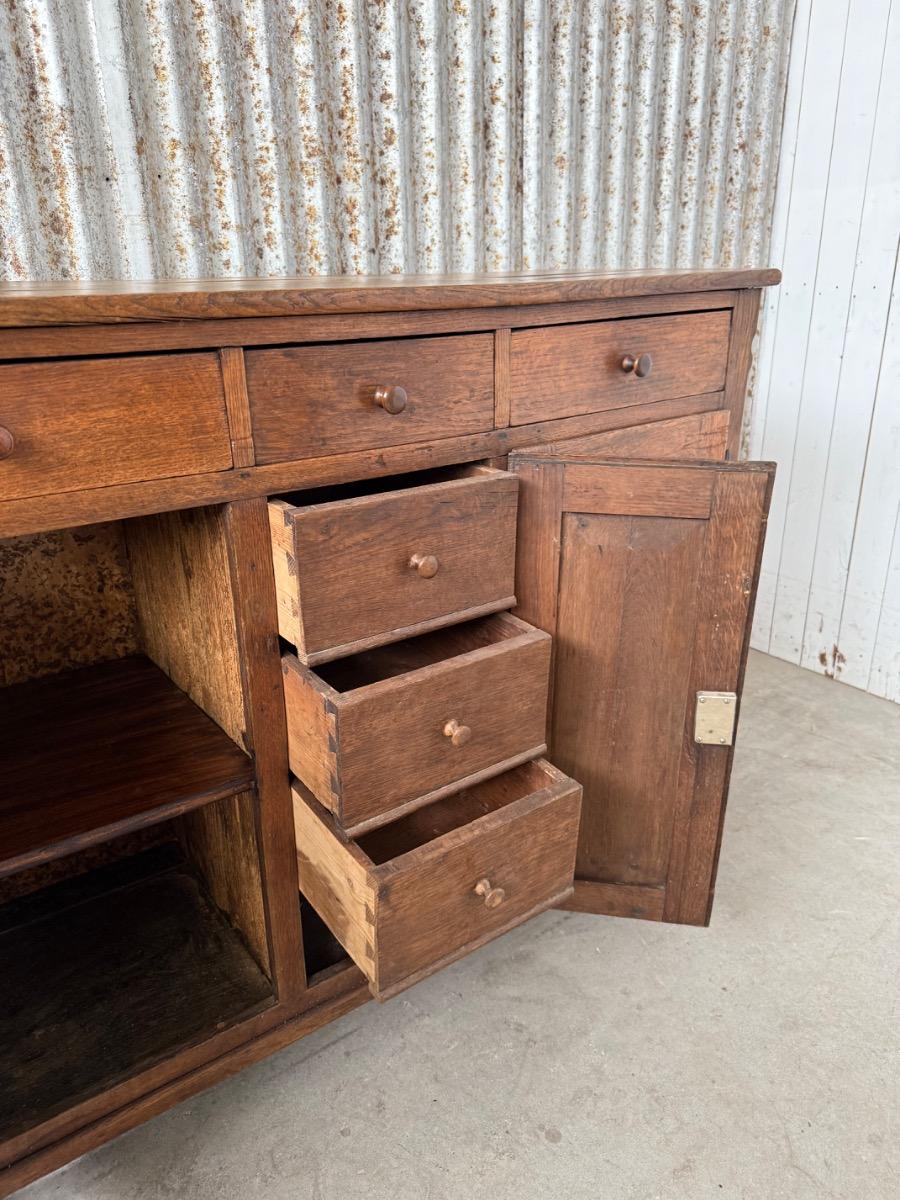 Antique 3-doors dresser wood
