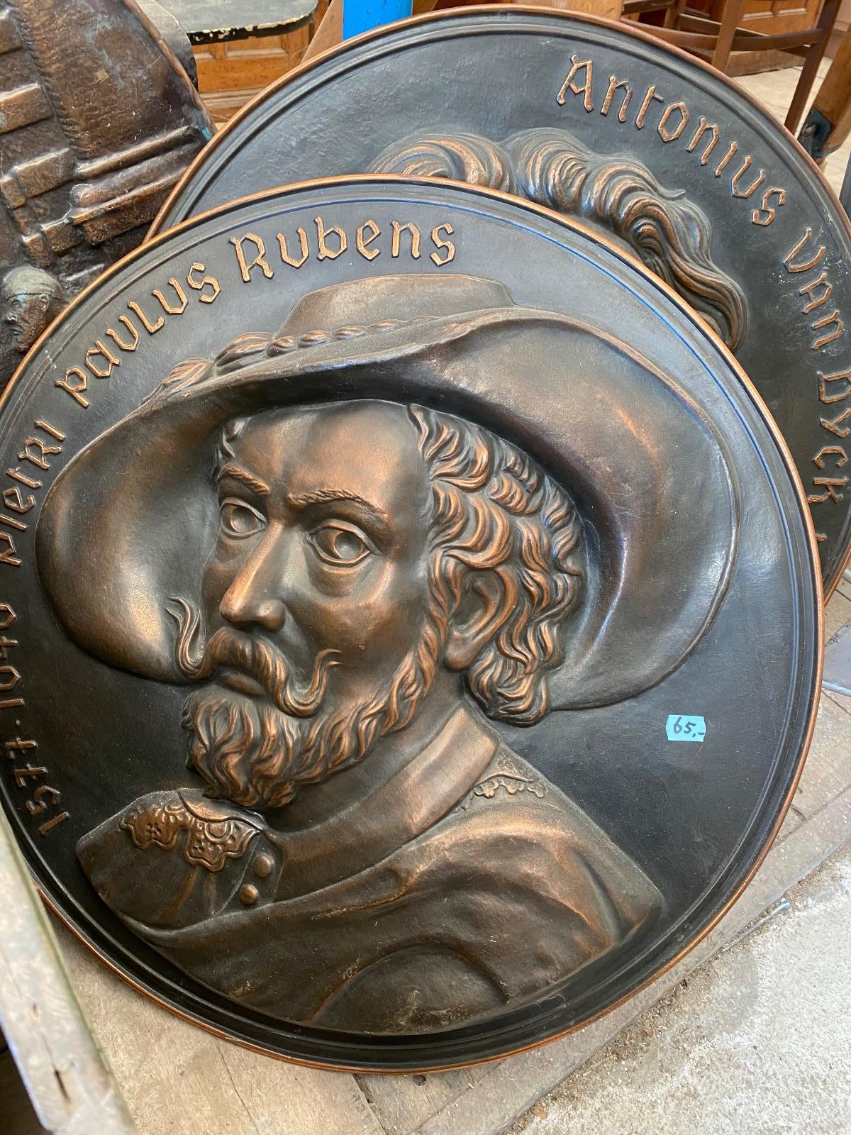 Antique Antique bronze plates