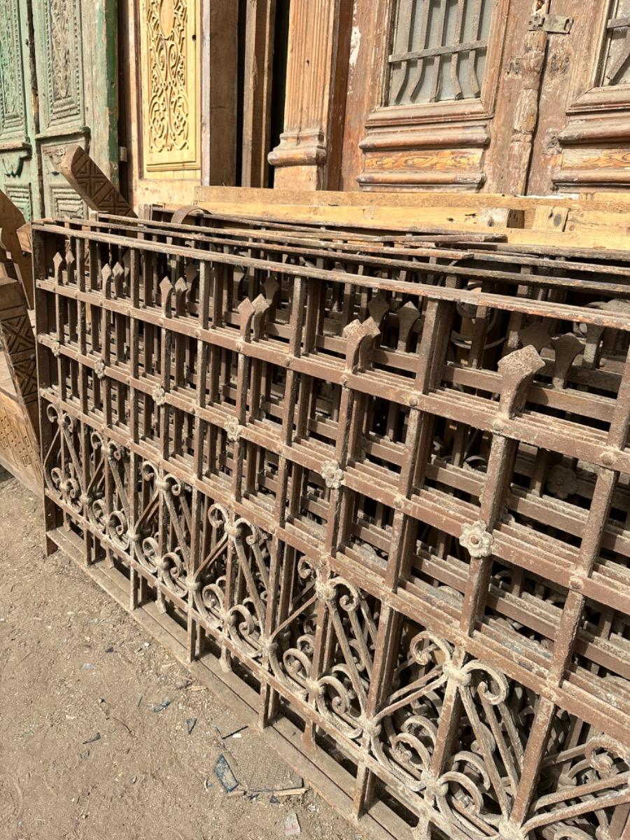 Antique Antique iron balcony