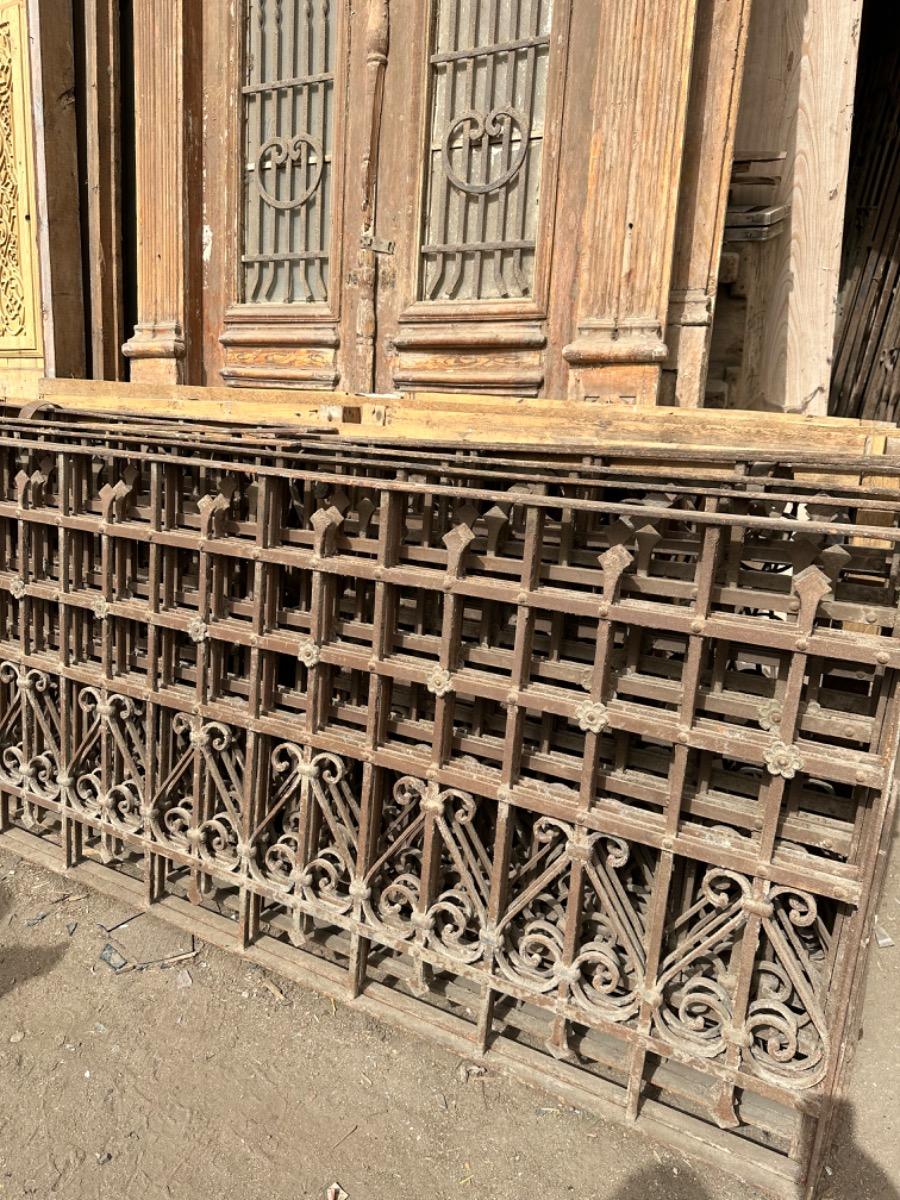 Antique Antique iron balcony