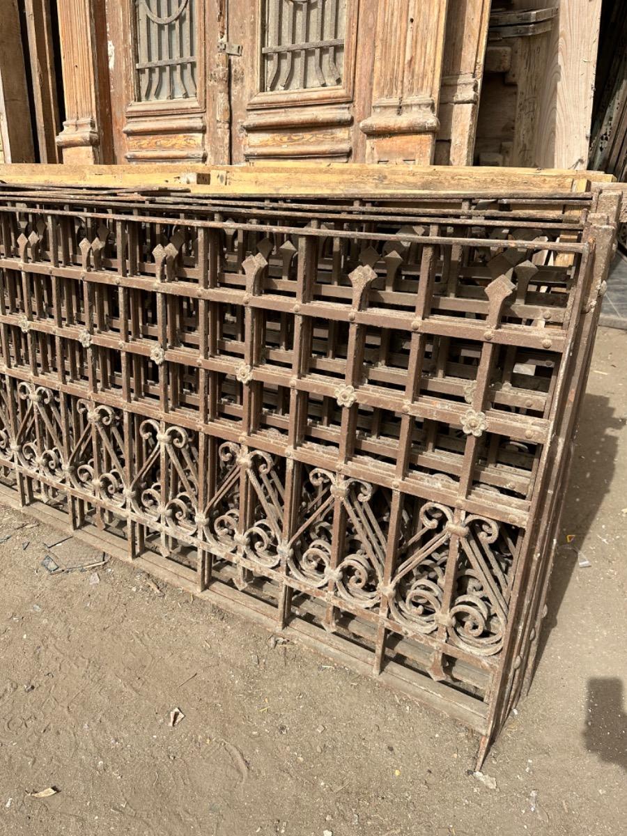 Antique Antique iron balcony