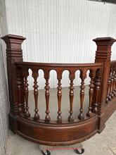 Antique style Balustrade bar in wood, Europe 20th Century