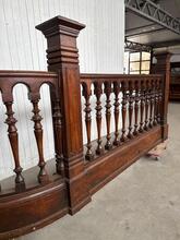 Antique style Balustrade bar in wood, Europe 20th Century