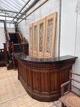 Antique bar with marble top