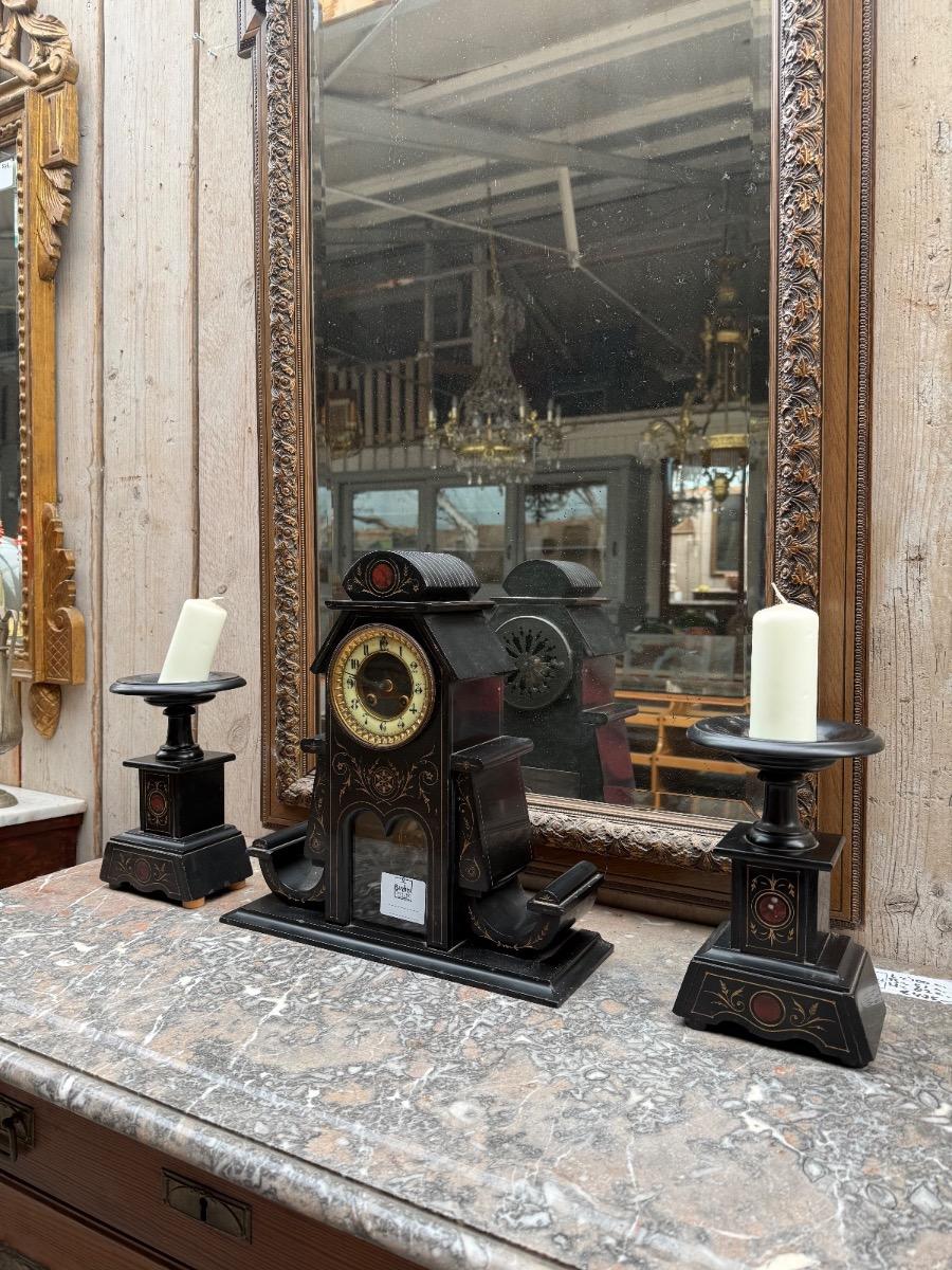 Antique black clock