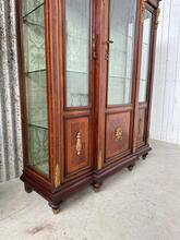Antique style Cabinet in Rosewood and brass, France 19th century