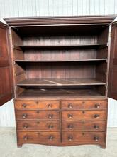 Antique style Cabinet in Oak wood, England 20e eeuw