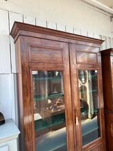 Antique style Cabinet in wood and glass