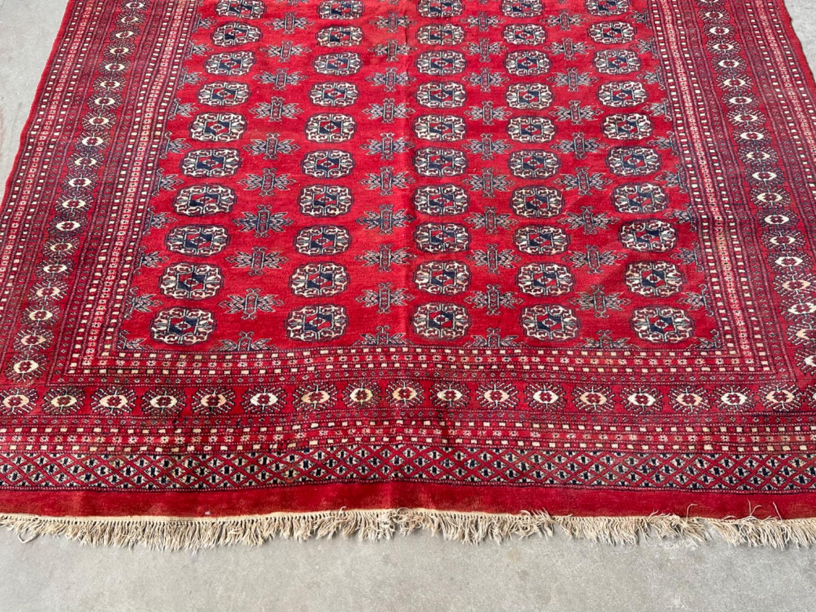 Antique carpet handmade