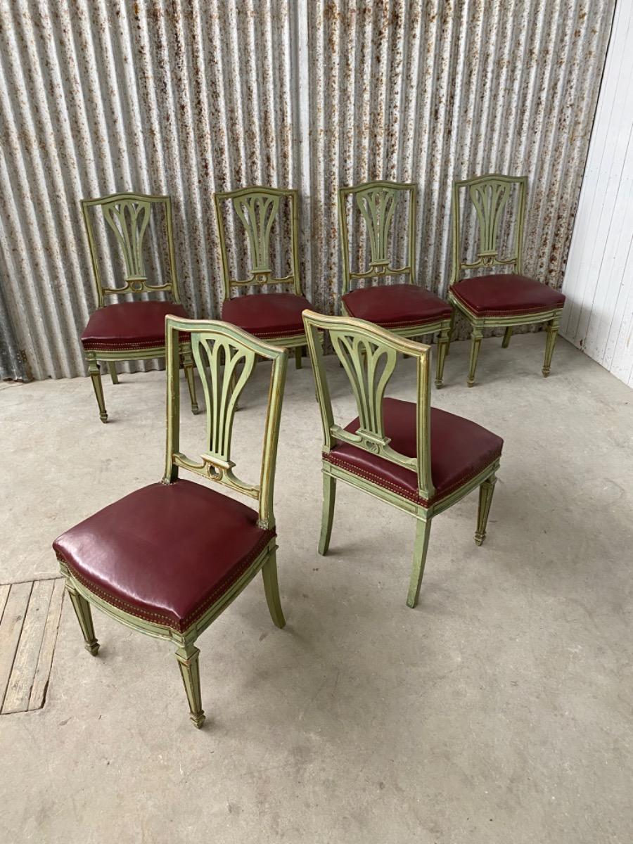 Antique chairs and table