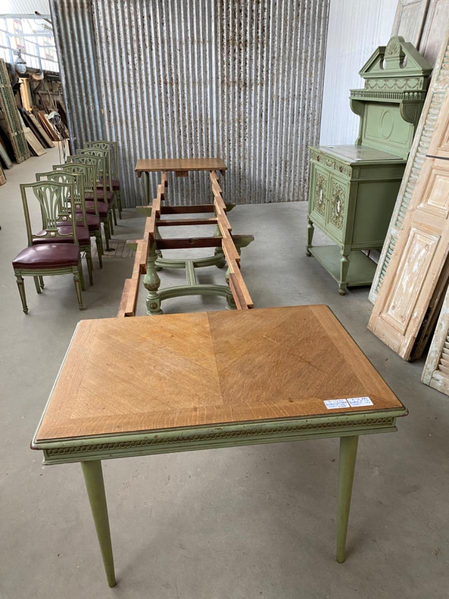 Antique chairs and table