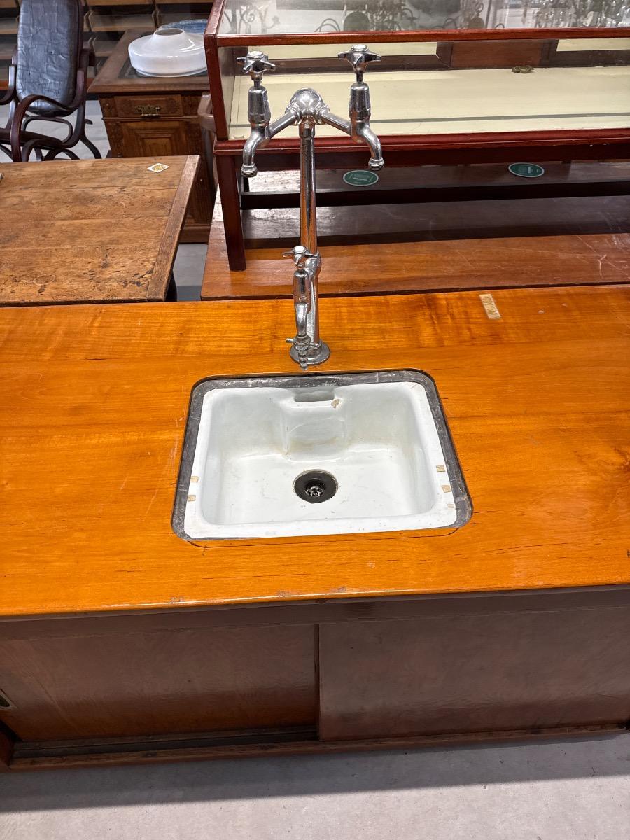 Antique Chemistry wall cabinet