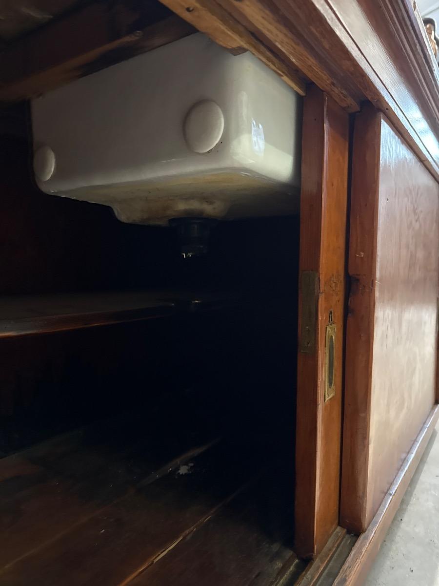 Antique Chemistry wall cabinet