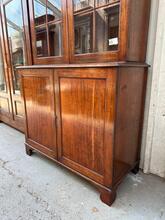 Antique style Closet in wood and glass 20e eeuw