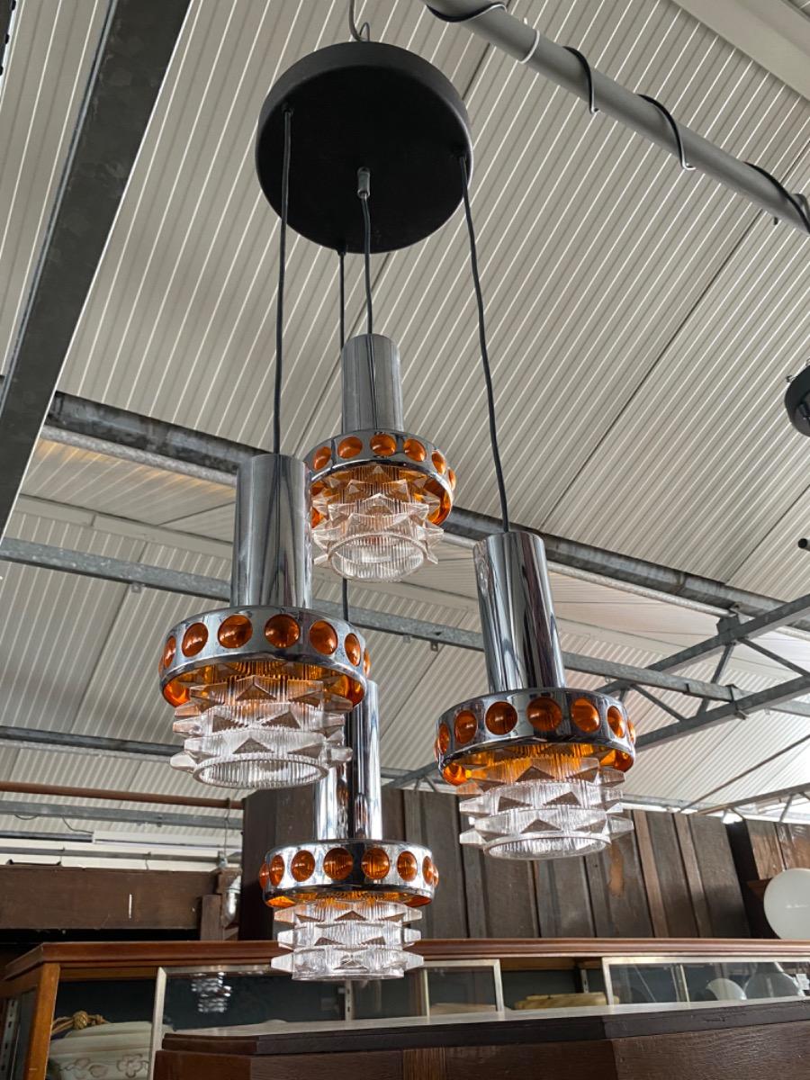 Antique cluster lamps