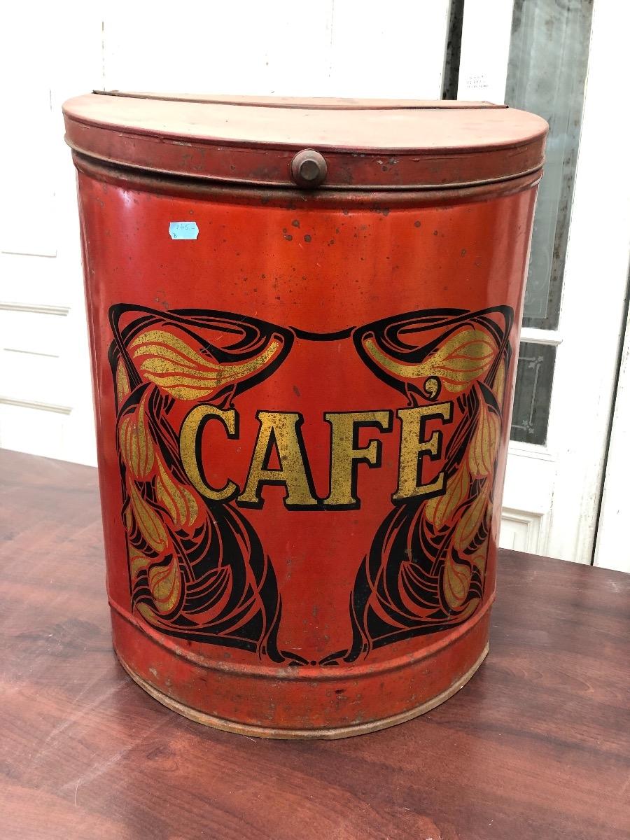Antique coffee can