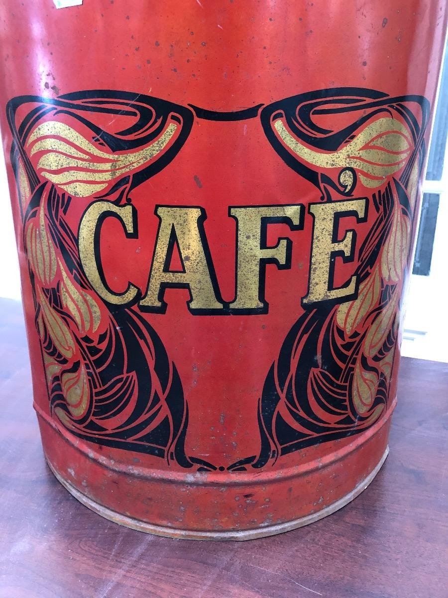 Antique coffee can