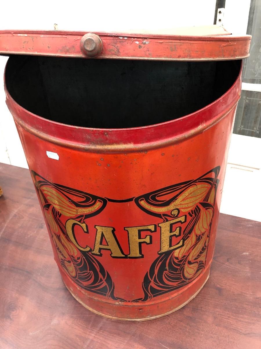 Antique coffee can
