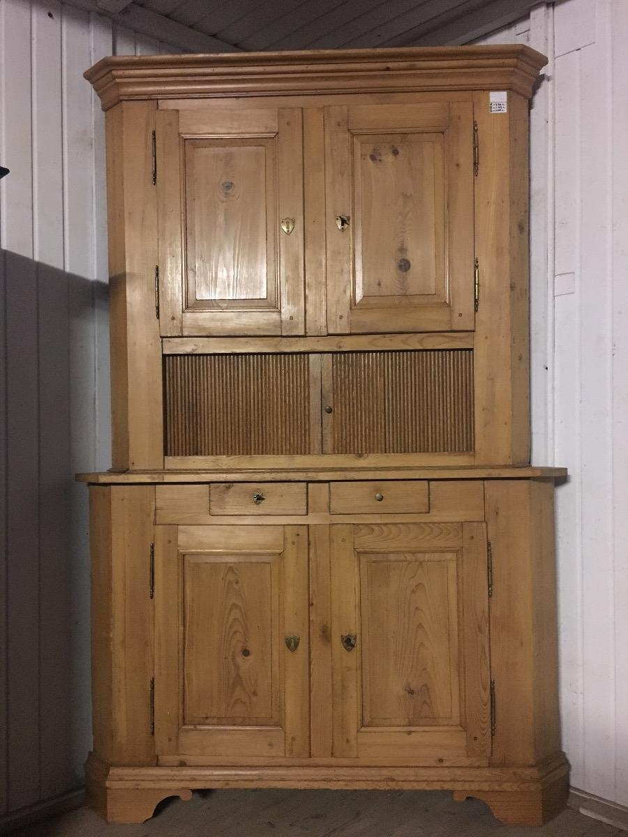 Antique corner cupboard