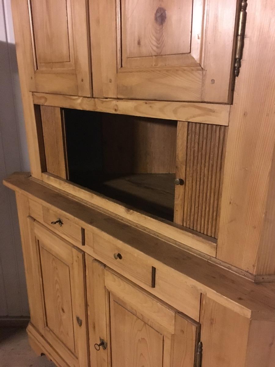 Antique corner cupboard